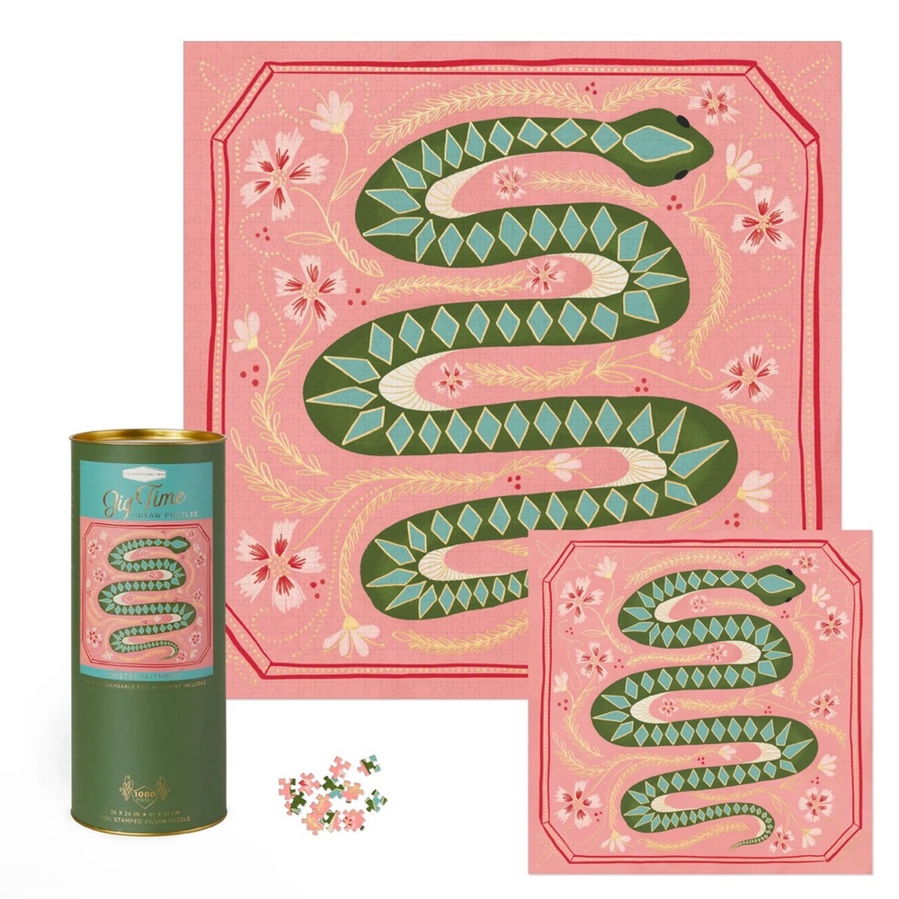 Jig Time Jigsaw Puzzle Mister Slithers 1000 Piece
Puzzle NEW Unopened🎁 GIFTABLE